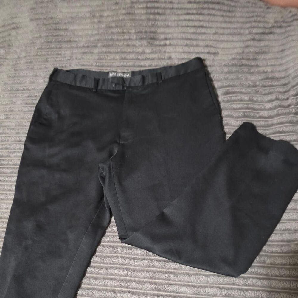 Perry-ellis Men's Black Trousers